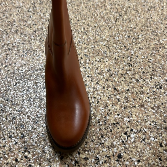 Free People Tabby Tall Boot Tuscan Tan New 7.5. Leather - Picture 10 of 14